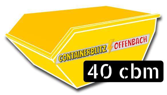 Containergröße 40 cbm | ARM Containerdienst