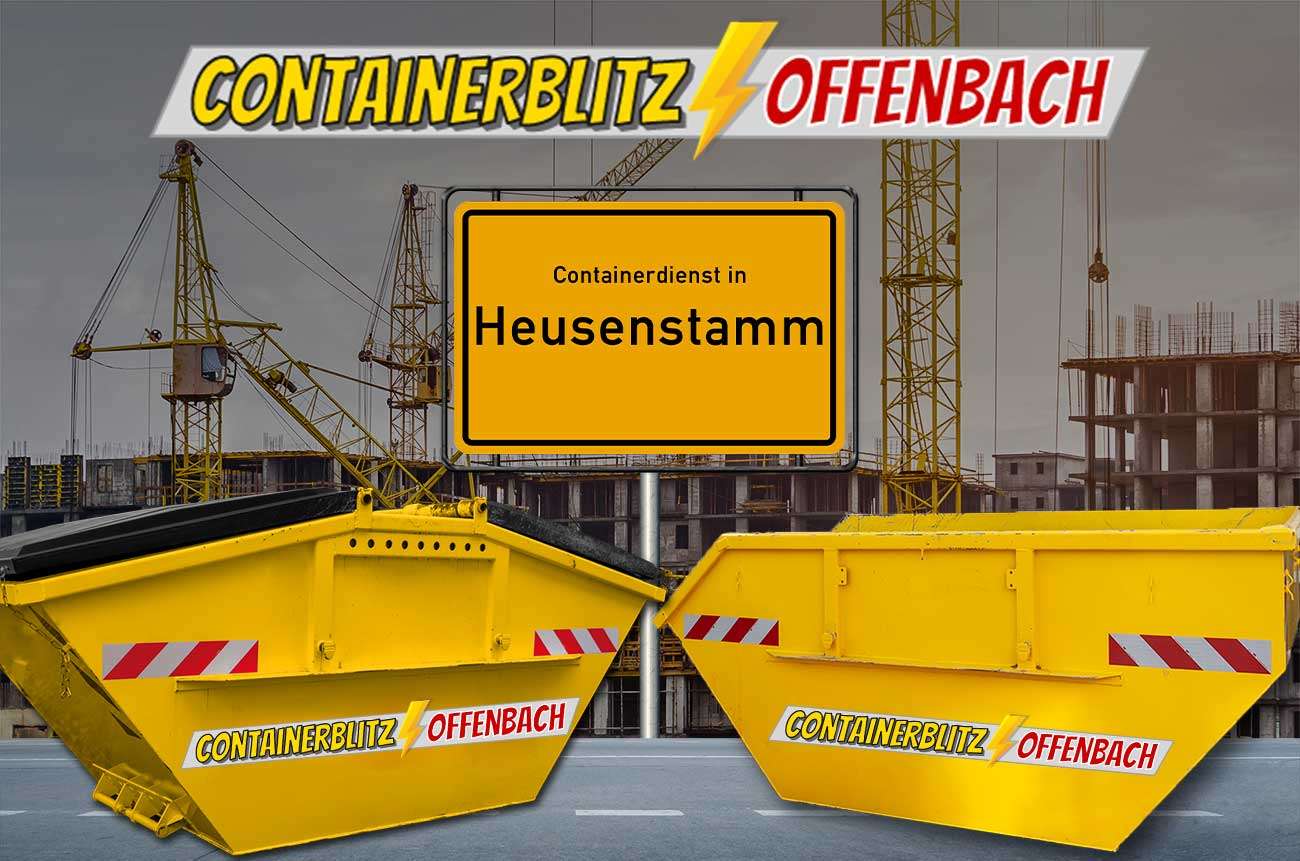 Container für Bauschutt mit und ohne Deckel in Heusenstamm