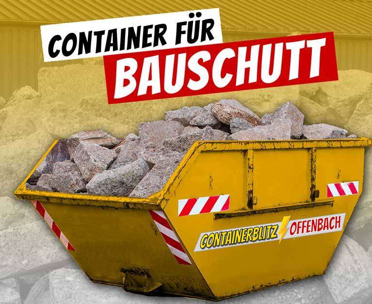 Container für Bauschutt