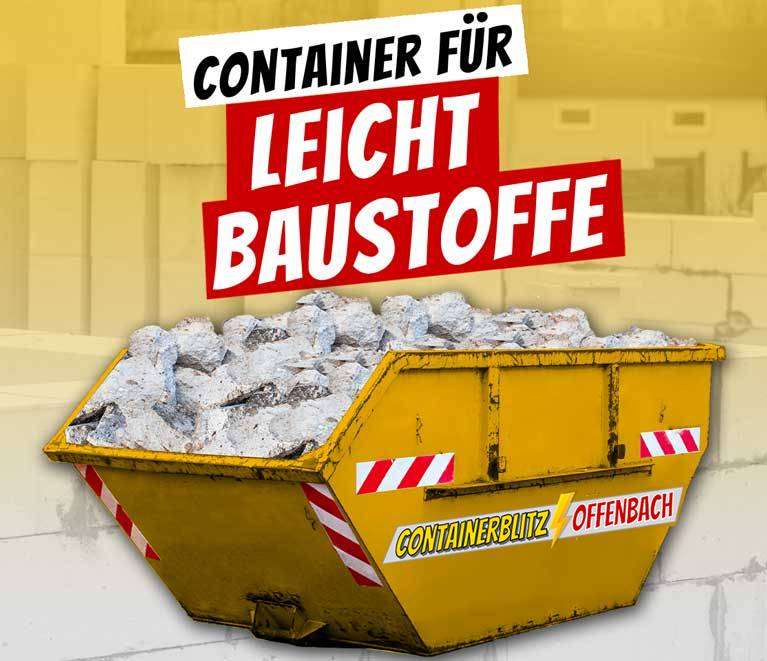 Container für Leichtbaustoffe