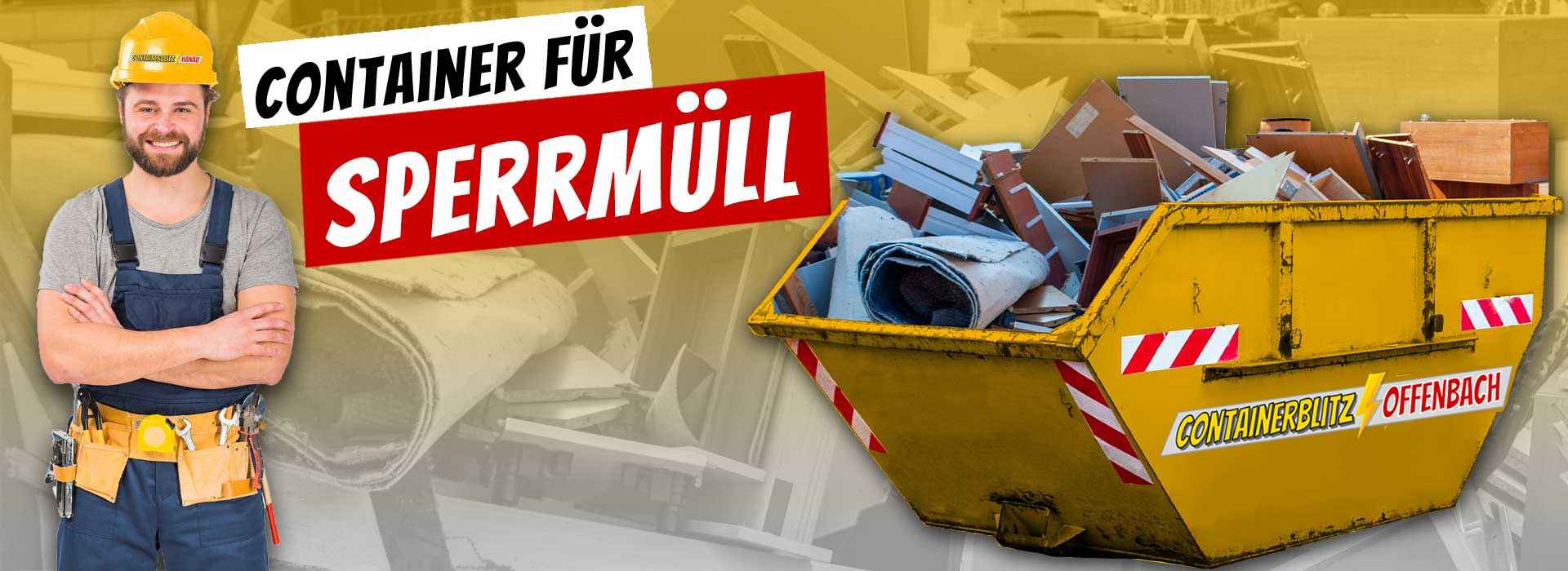 Container für Sperrmüll