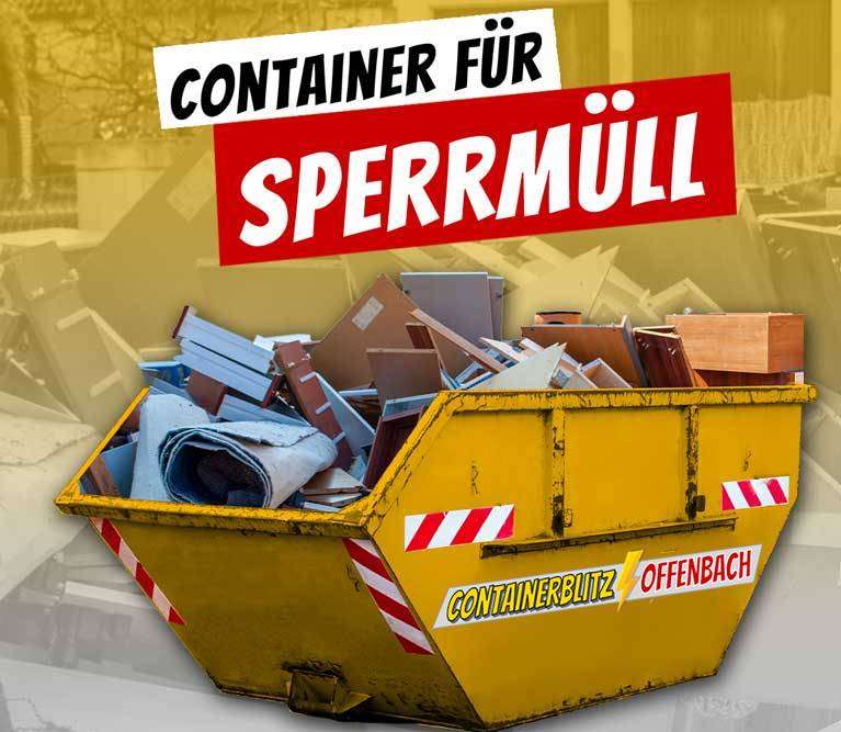 Container für Sperrmüll